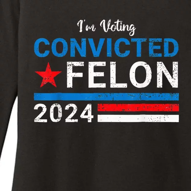 IM Voting Convicted Felon 2024 Womens CVC Long Sleeve Shirt