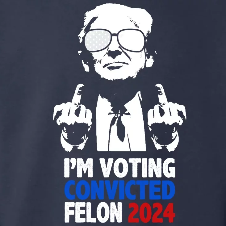 IM Voting Convicted Felon 2024 Donald Trump Toddler Hoodie