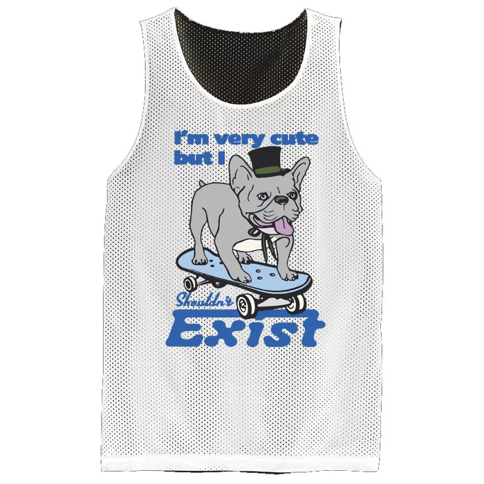 I’M Very Cute But I Shouldn’T Exist Mesh Reversible Basketball Jersey Tank