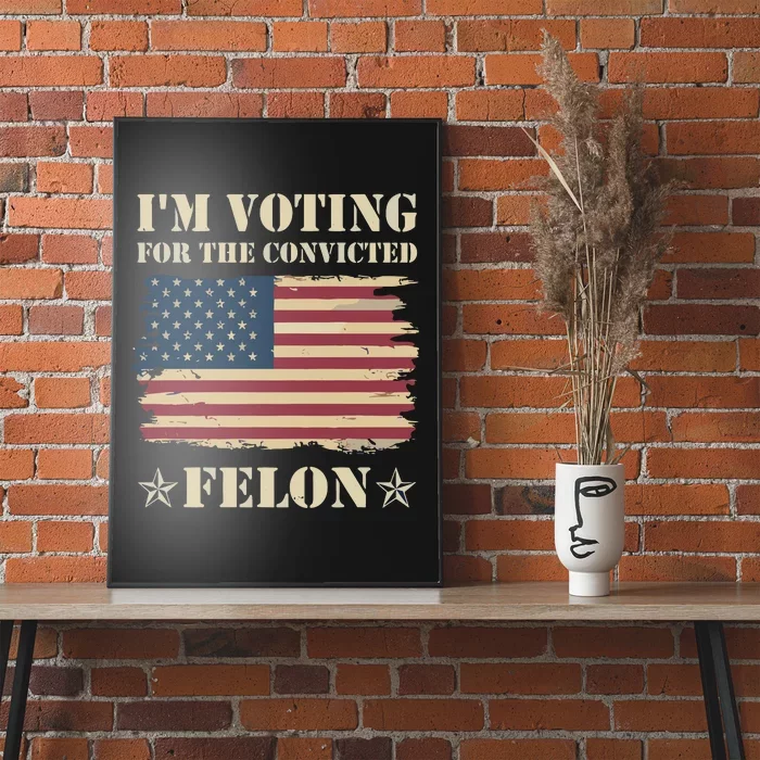 IM Voting Convicted Felon 2024 Poster