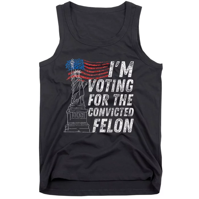 IM Voting Convicted Felon 2024 Tank Top