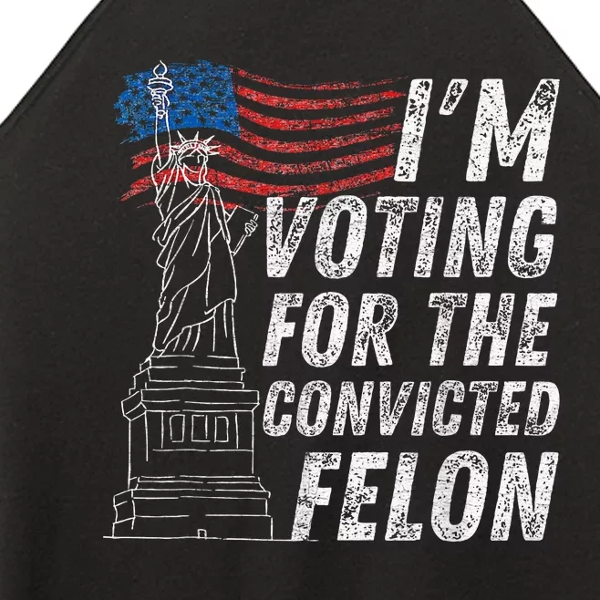 IM Voting Convicted Felon 2024 Women’s Perfect Tri Rocker Tank