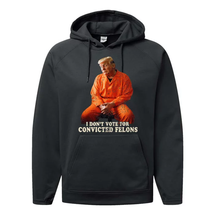 IM Voting Convicted Felon 2024 Performance Fleece Hoodie