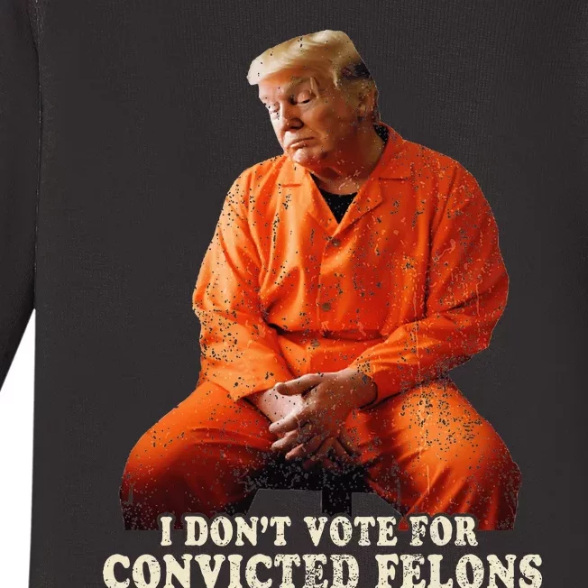 IM Voting Convicted Felon 2024 Baby Long Sleeve Bodysuit