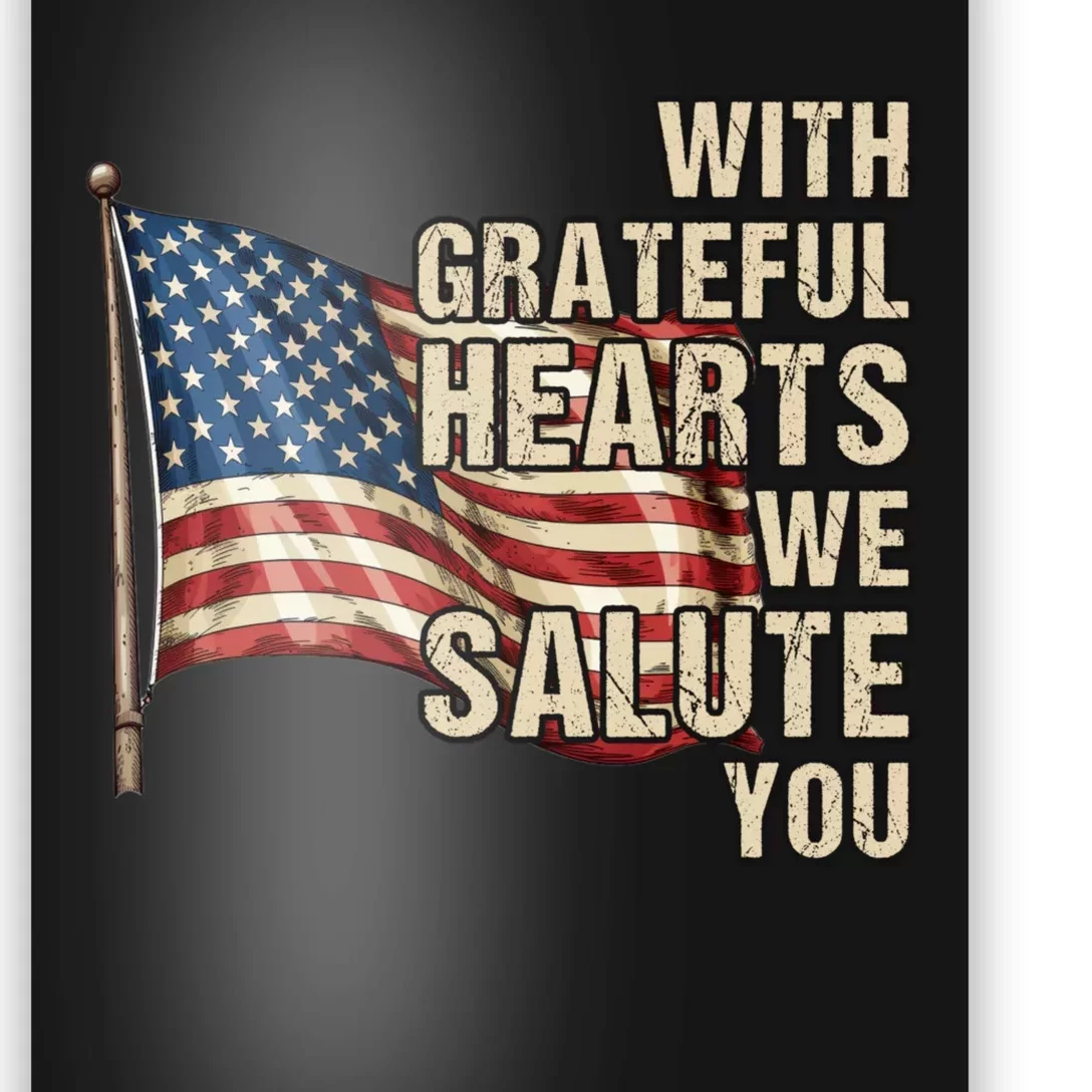 Inspiring Veterans Day Us Flag Military Veteran Quote Poster