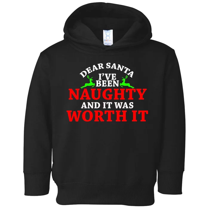 I've Been Naughty And It Worth it Toddler Hoodie