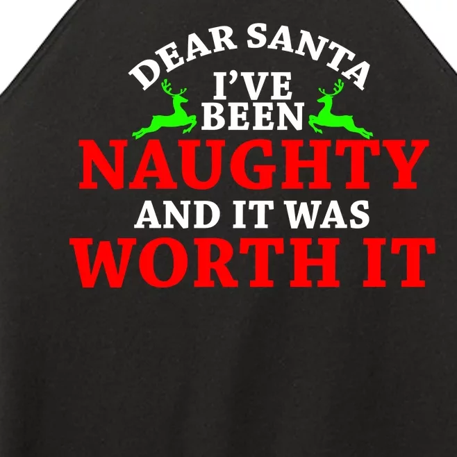 I've Been Naughty And It Worth it Women’s Perfect Tri Rocker Tank