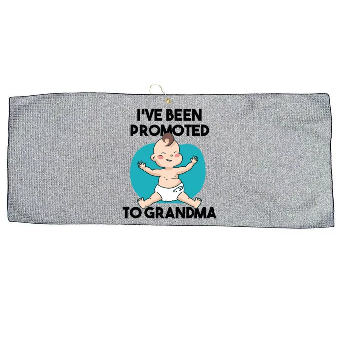 I've Been Promoted To Grandma Large Microfiber Waffle Golf Towel