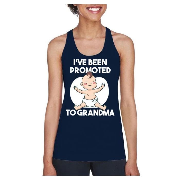 I've Been Promoted To Grandma Women's Racerback Tank