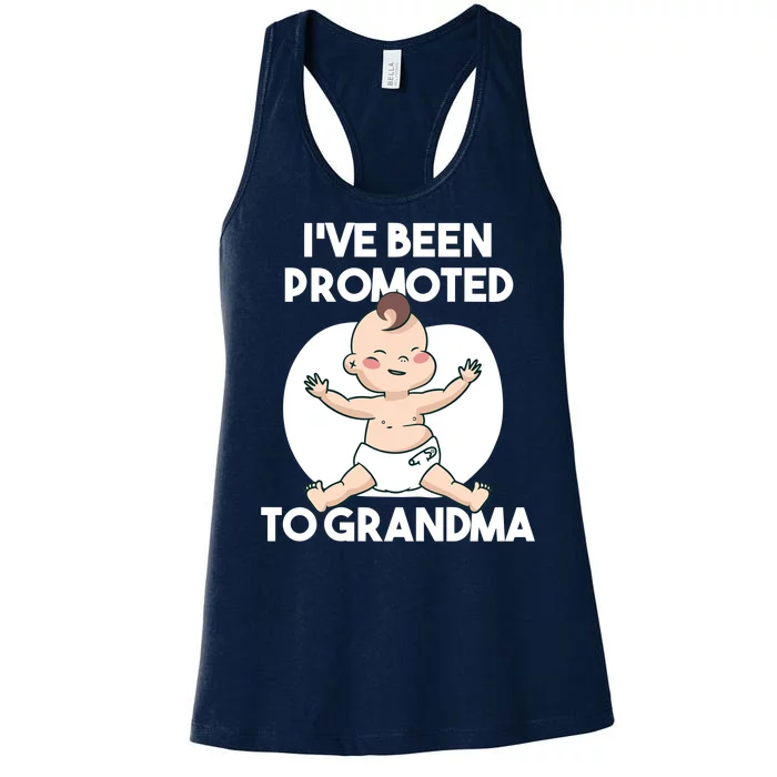 I've Been Promoted To Grandma Women's Racerback Tank