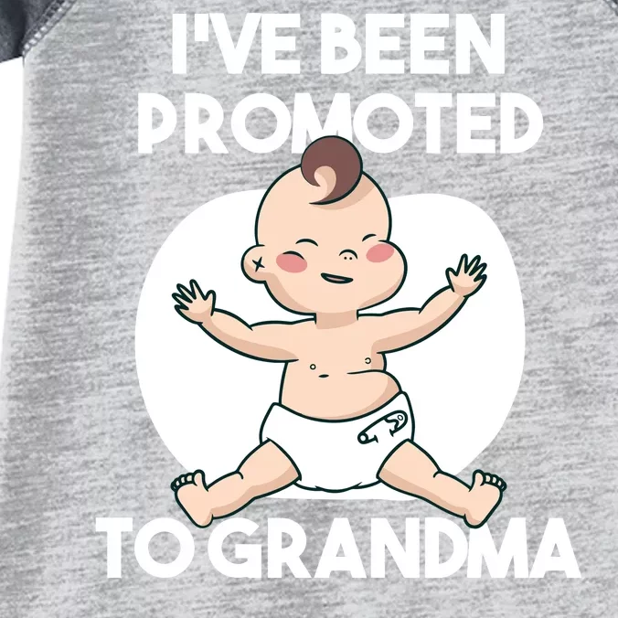 I've Been Promoted To Grandma Infant Baby Jersey Bodysuit