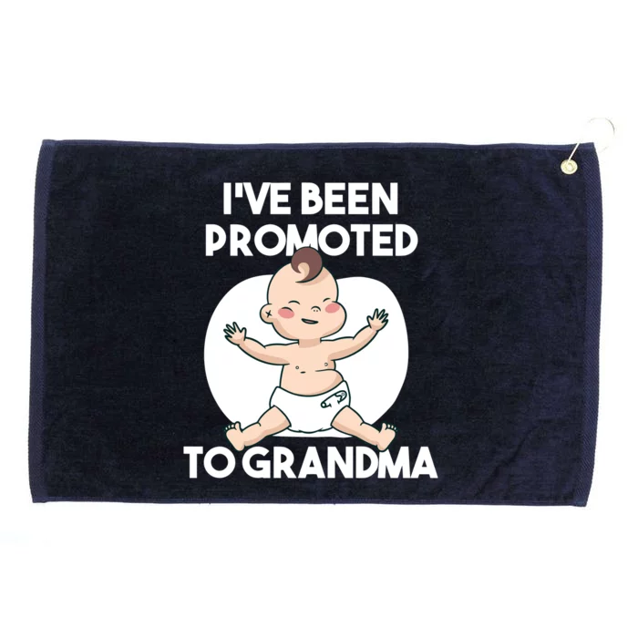 I've Been Promoted To Grandma Grommeted Golf Towel