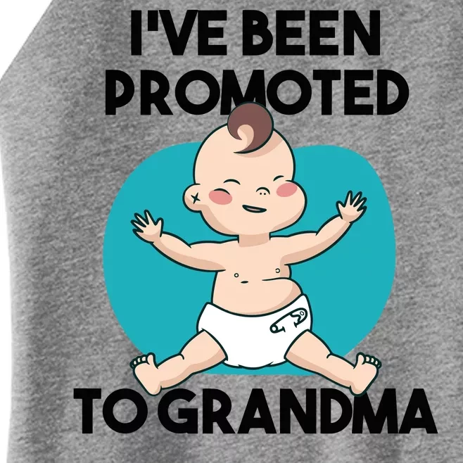 I've Been Promoted To Grandma Women’s Perfect Tri Rocker Tank