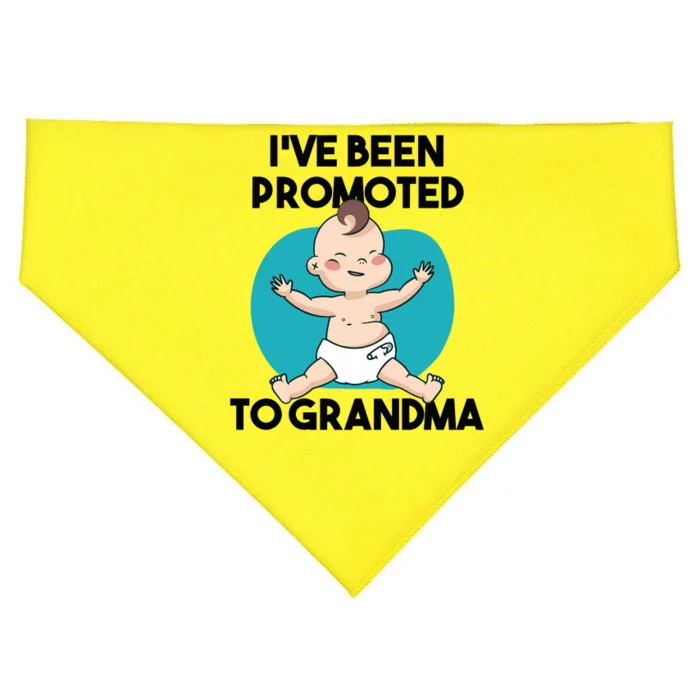 I've Been Promoted To Grandma USA-Made Doggie Bandana