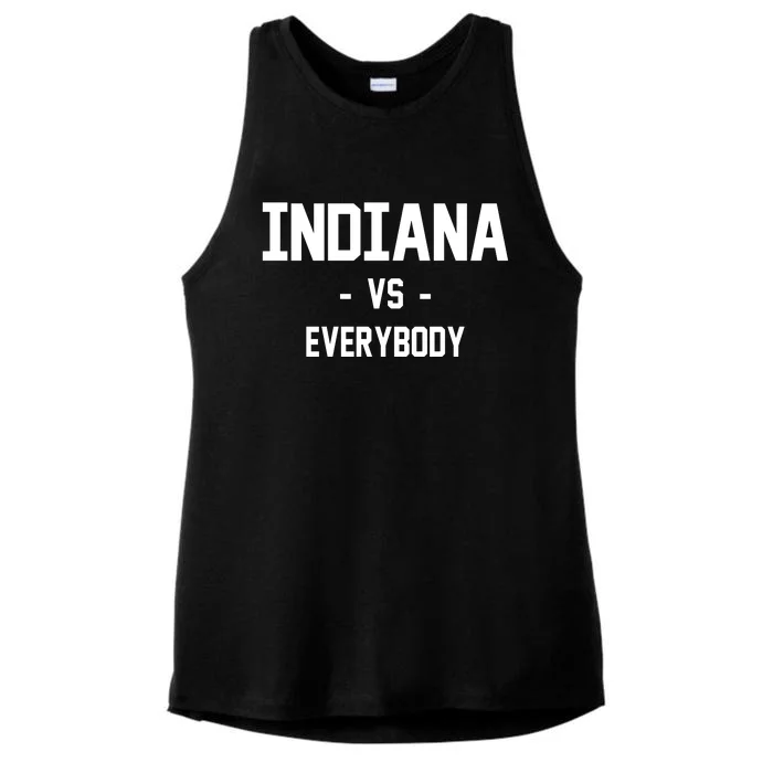 Indiana Vs Everybody Ladies Tri-Blend Wicking Tank