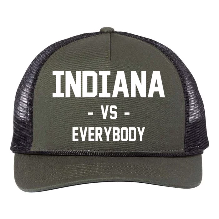 Indiana Vs Everybody Retro Rope Trucker Hat Cap