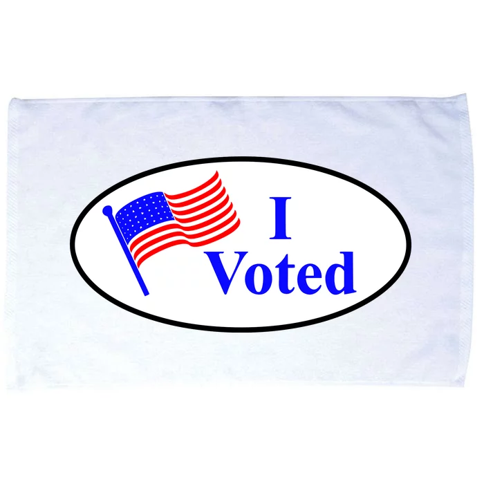 I Voted Election Voting Graphic Microfiber Hand Towel