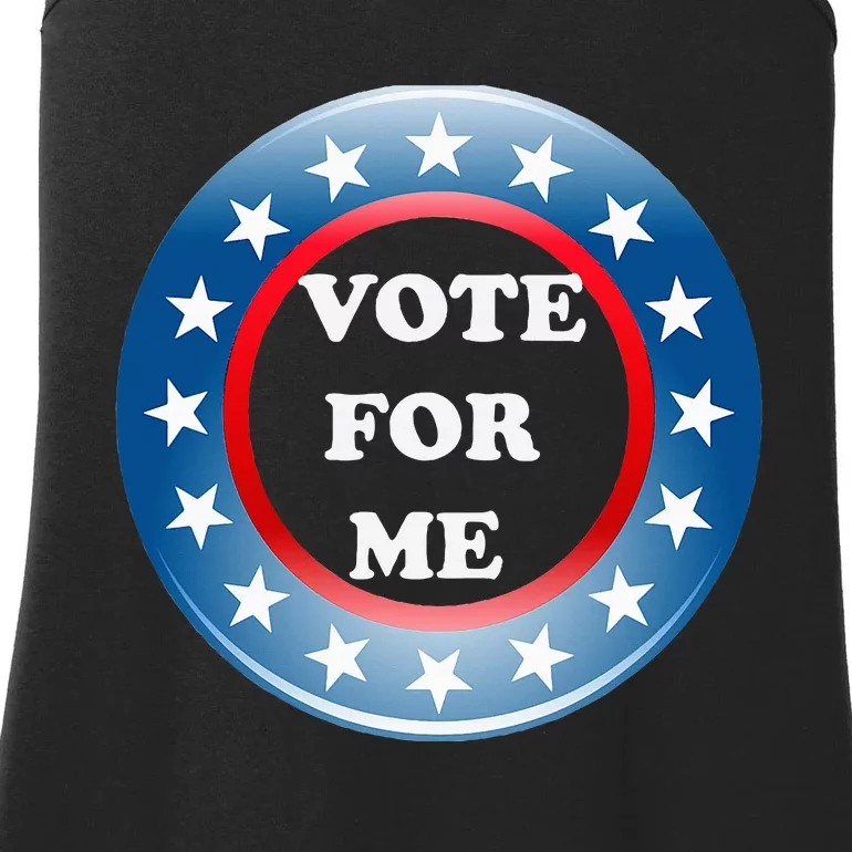 I Voted Election Day Voting Register To Vote For Me Ladies Essential Tank