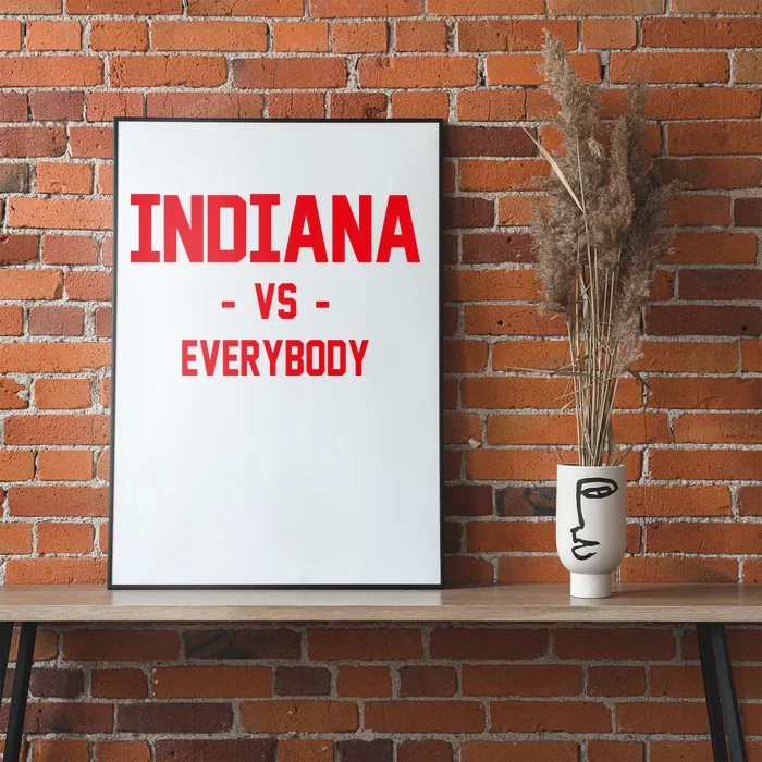 Indiana Vs Everybody (Red) Poster