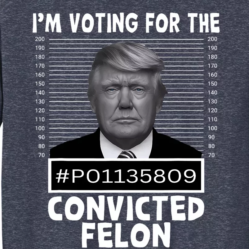 IM Voting For The Convicted Felon Trump Mugshot Pro Trump Sweatshirt