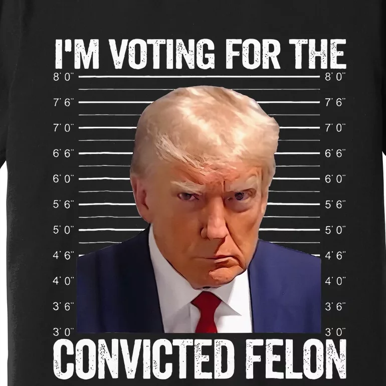 IM Voting For The Convicted Felon Funny Pro 2024 Premium T-Shirt