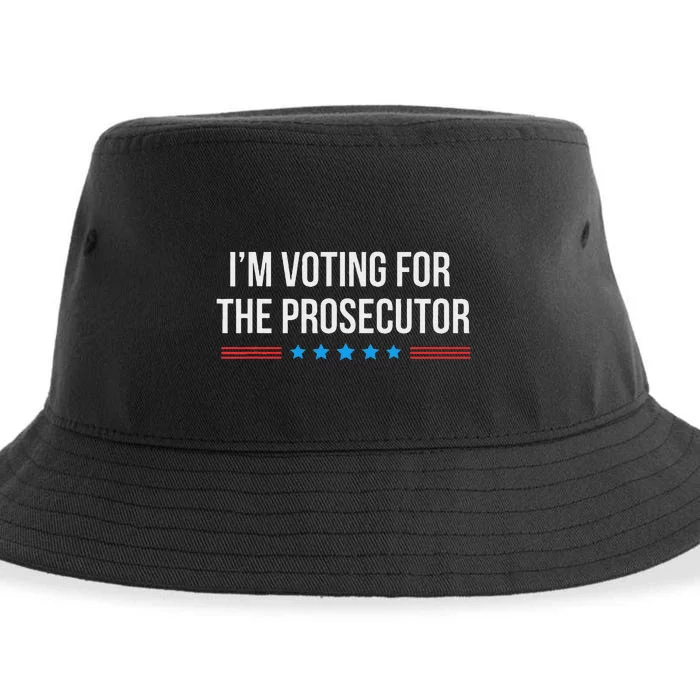 I’M Voting For The Prosecutor Sustainable Bucket Hat