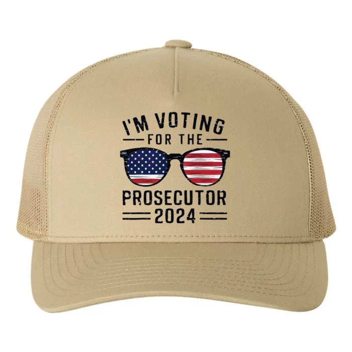 I´M Voting For The Prosecutor 2024 Democrat Liberal Election Yupoong Adult 5-Panel Trucker Hat