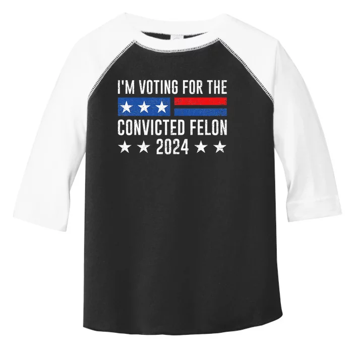 IM Voting Felon 2024 Voting For Felon Convicted Felon Toddler Fine Jersey T-Shirt