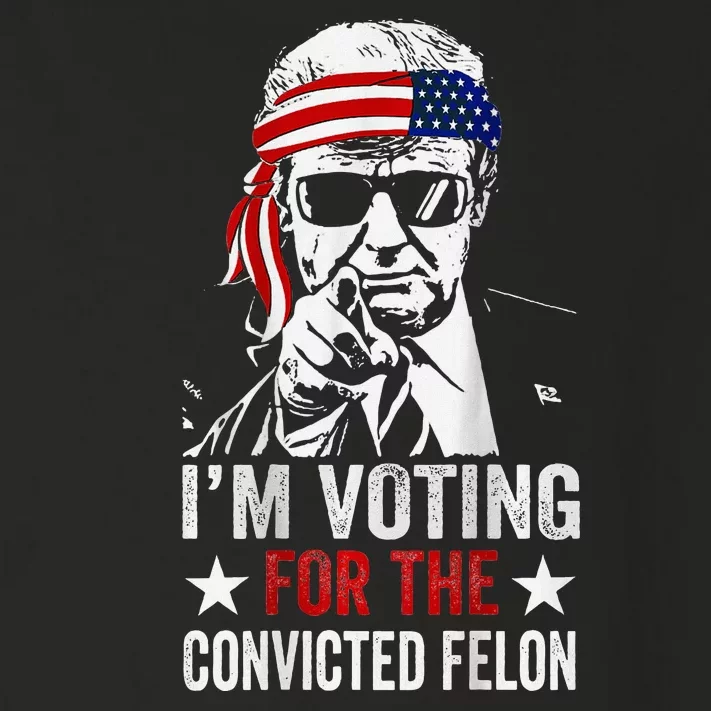 IM Voting For The Convicted Felon Toddler Long Sleeve Shirt