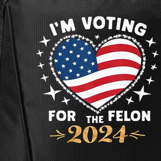 IM Vote For Convicted Felon America 2030 City Backpack