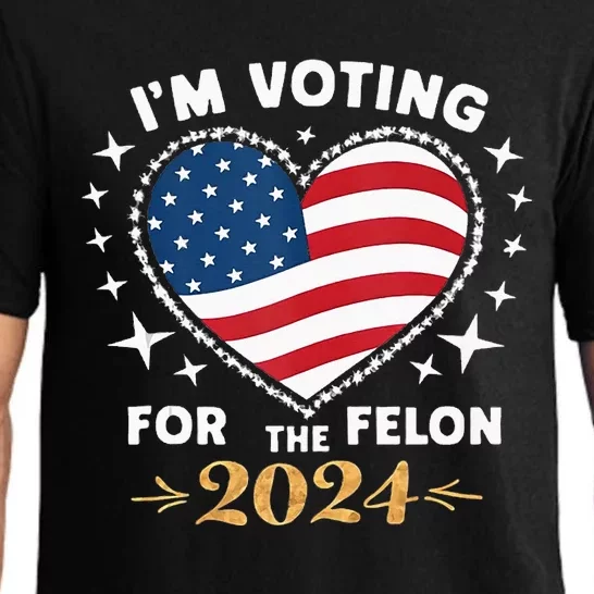 IM Vote For Convicted Felon America 2030 Pajama Set