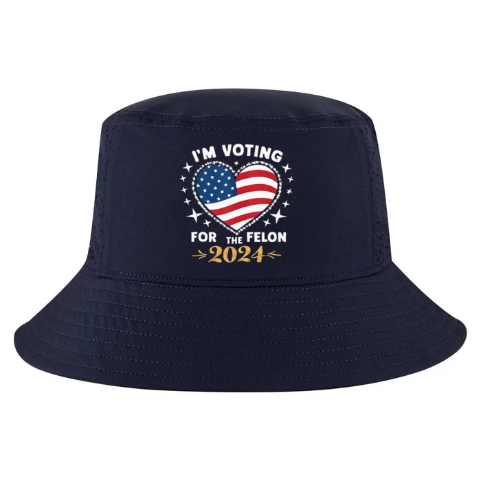 IM Vote For Convicted Felon America 2030 Cool Comfort Performance Bucket Hat