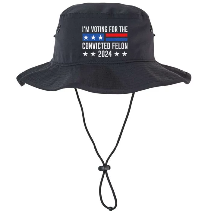 IM Voting Felon 2024 Voting For Felon Convicted Felon Legacy Cool Fit Booney Bucket Hat