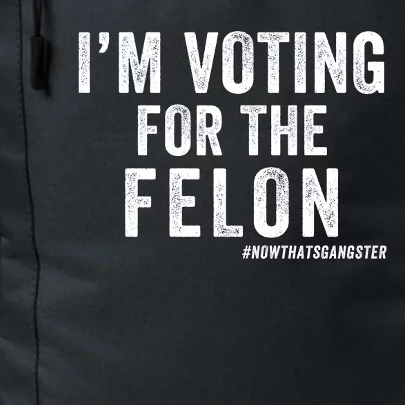 IM Voting For The Felon Trump 2024 Never Surrender 2024 America Under Distress Daily Commute Backpack