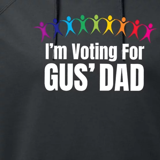 IM Voting For Gus Dad Performance Fleece Hoodie