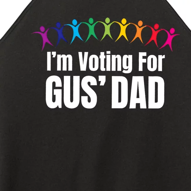 IM Voting For Gus Dad Women’s Perfect Tri Rocker Tank