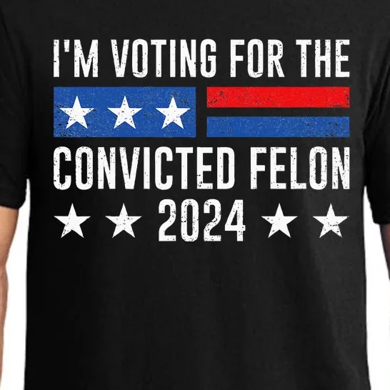 Im Voting Felon 2024 Voting Pajama Set