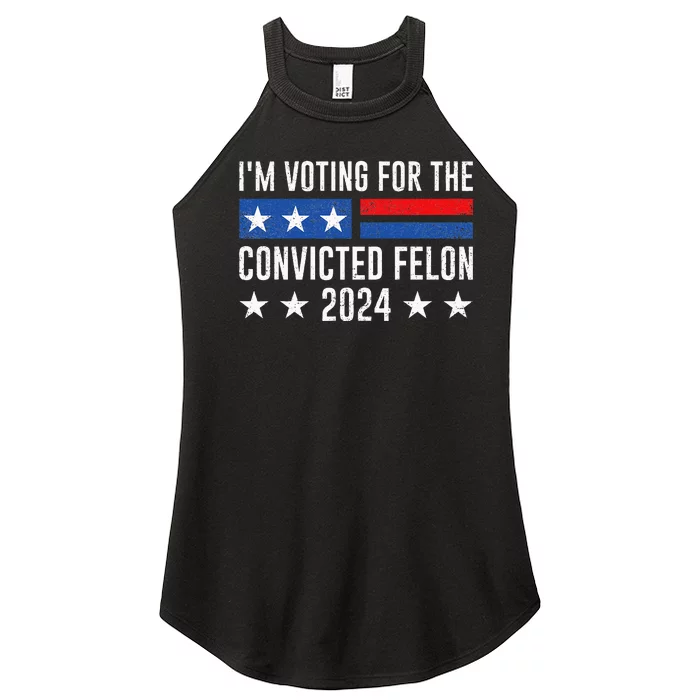 Im Voting Felon 2024 Voting Women’s Perfect Tri Rocker Tank