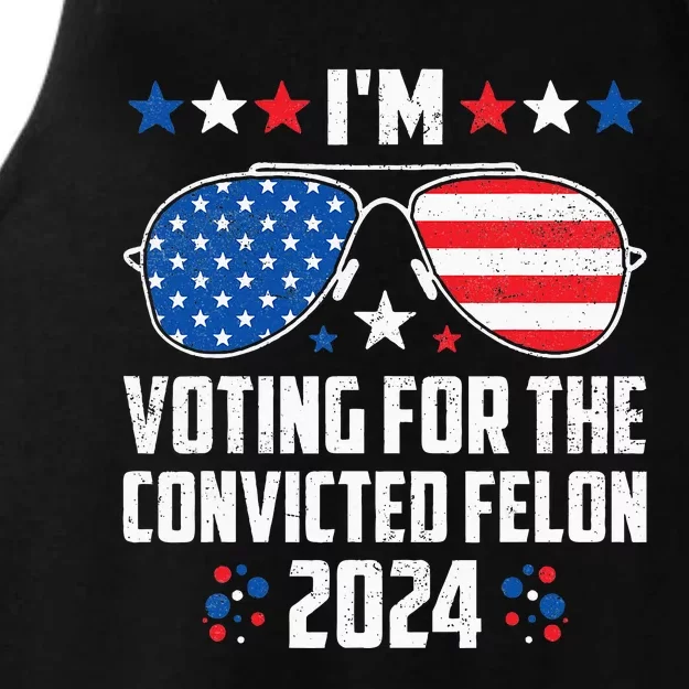 IM Voting Felon 2024 Voting For Felon Women Convicted Felon Ladies Tri-Blend Wicking Tank