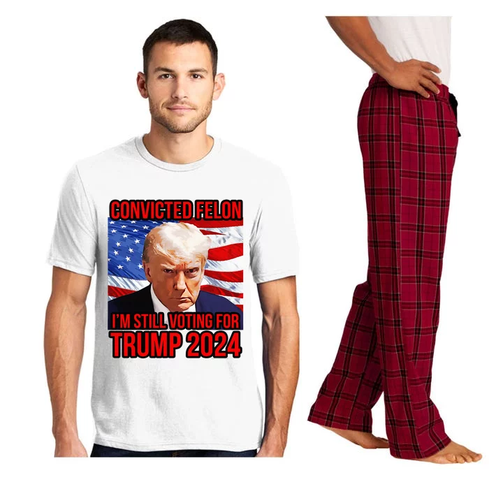 IM Voting For A Convicted Felon Trump 2024 Convict Pajama Set