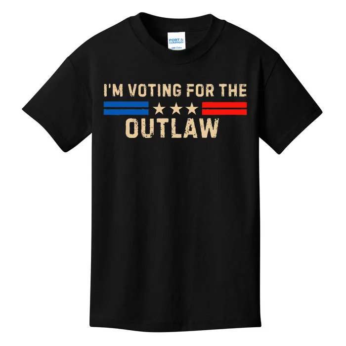 IM Voting For The Outlaw 2024 Cool Kids T-Shirt