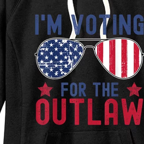 IM Voting For The Outlaw Women's Fleece Hoodie