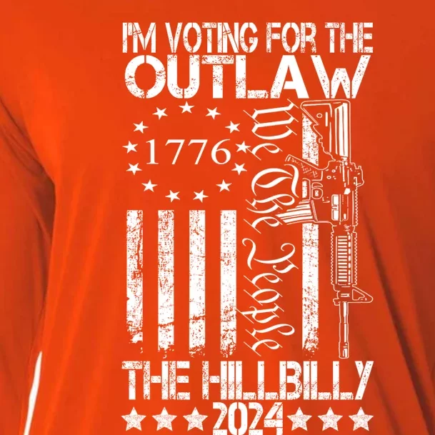 IM Voting For The Outlaw And The Hillbilly 2024 Pro 45 Cooling Performance Long Sleeve Crew