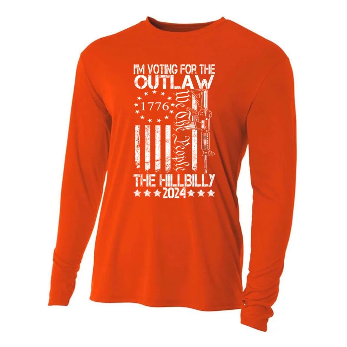 IM Voting For The Outlaw And The Hillbilly 2024 Pro 45 Cooling Performance Long Sleeve Crew