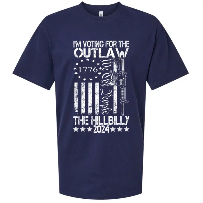 IM Voting For The Outlaw And The Hillbilly 2024 Pro 45 Sueded Cloud Jersey T-Shirt