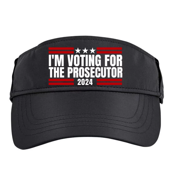 Im Voting For The Prosecutor 2024 Election Adult Drive Performance Visor