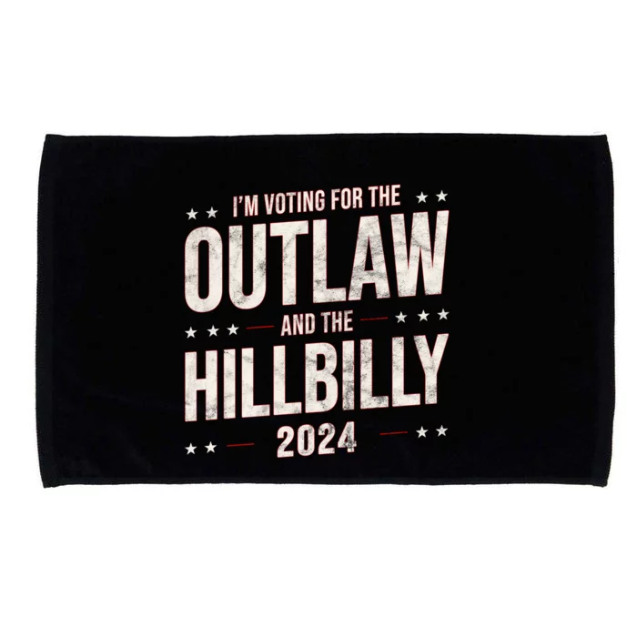 Im Voting For The Outlaw And The Hillbilly 2024 Microfiber Hand Towel