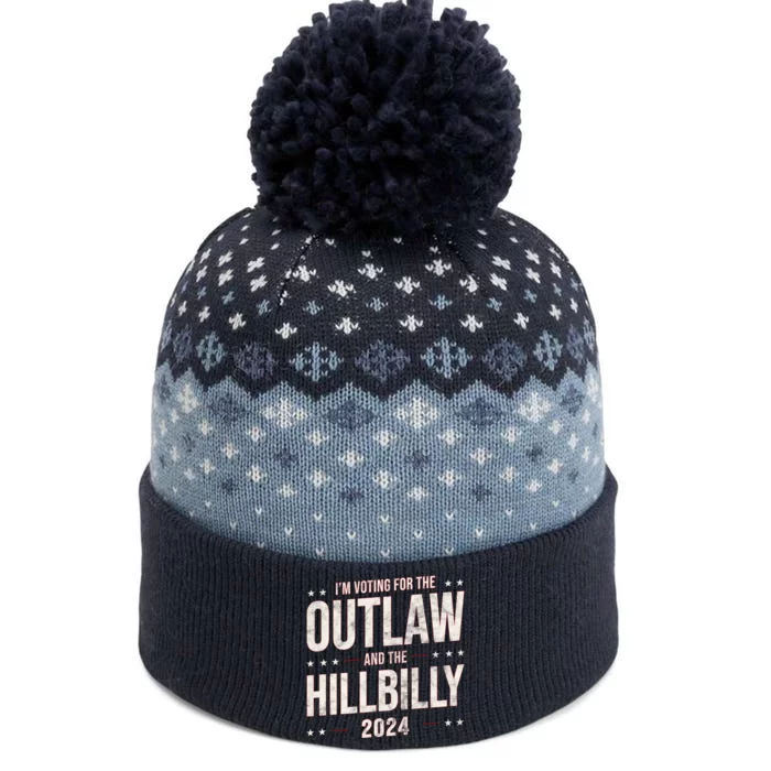 Im Voting For The Outlaw And The Hillbilly 2024 The Baniff Cuffed Pom Beanie