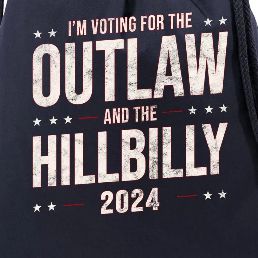 Im Voting For The Outlaw And The Hillbilly 2024 Drawstring Bag