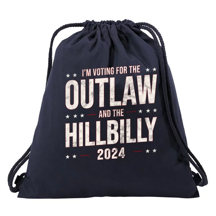 Im Voting For The Outlaw And The Hillbilly 2024 Drawstring Bag